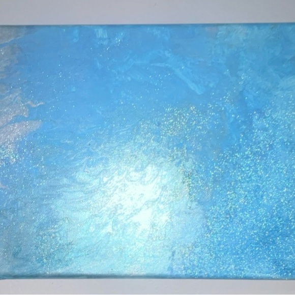 ONE OF A KIND Handmade Abstract on Canvas 8 x 10 Gorgeous Just see photos :) !! - Picture 6 of 13